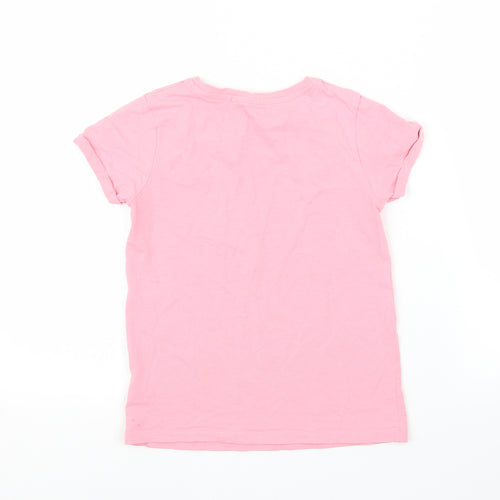 NEXT Girls Pink   Basic T-Shirt Size 8 Years