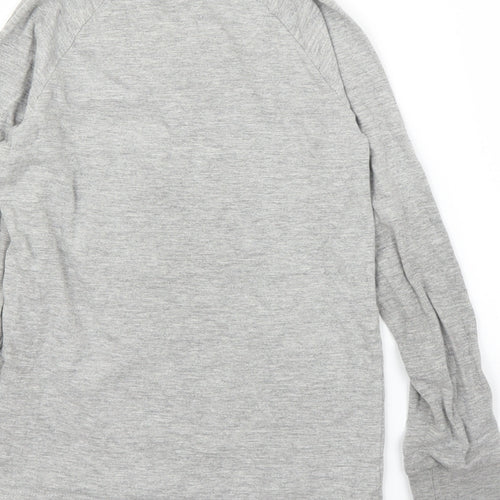 M&S Boys Grey   Basic T-Shirt Size 7 Years