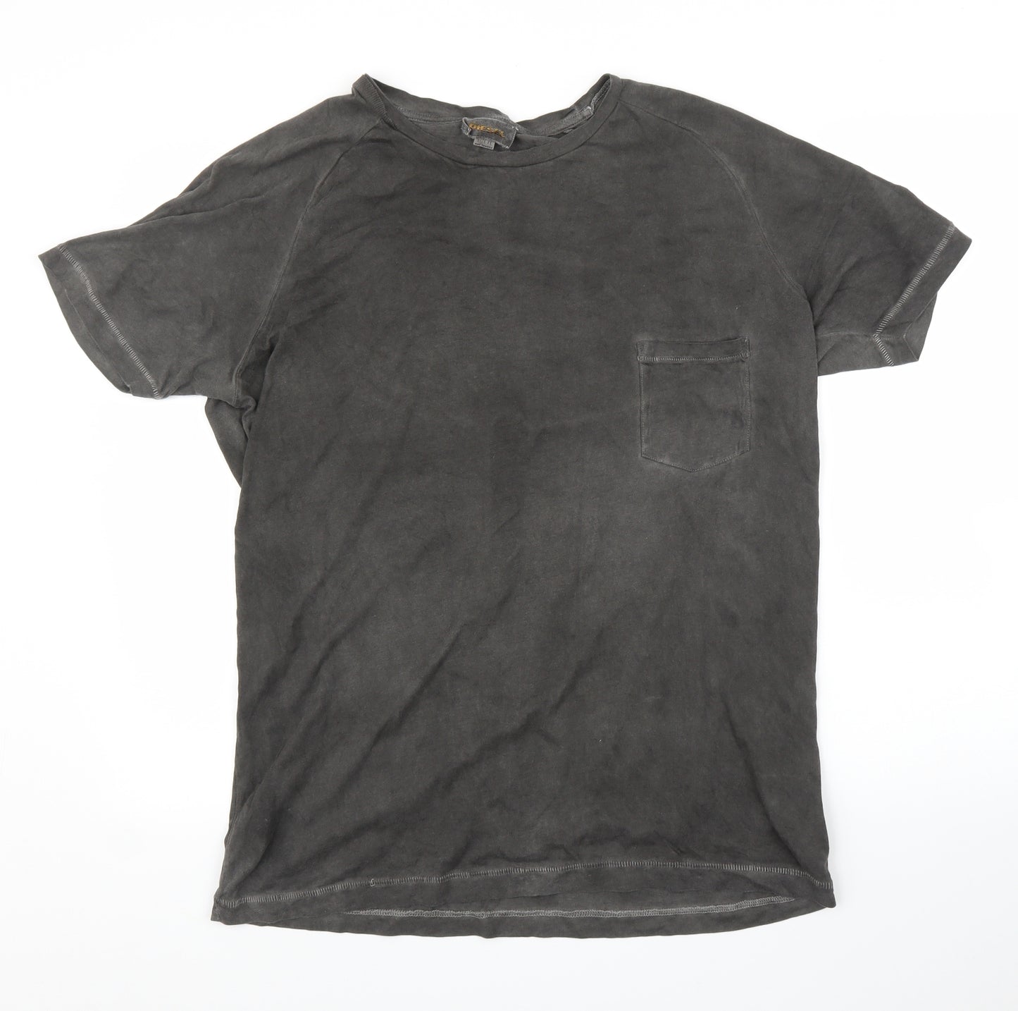 Diesel Mens Grey    T-Shirt Size XL