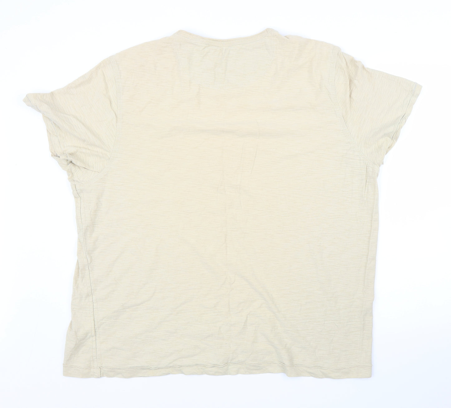 Debenhams Mens Beige    T-Shirt Size XL