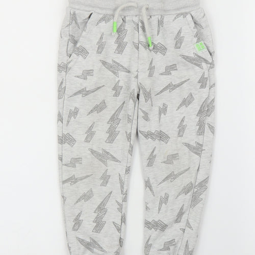 F&F Boys Grey Solid   Pyjama Pants Size 3-4 Years  - Harry Potter