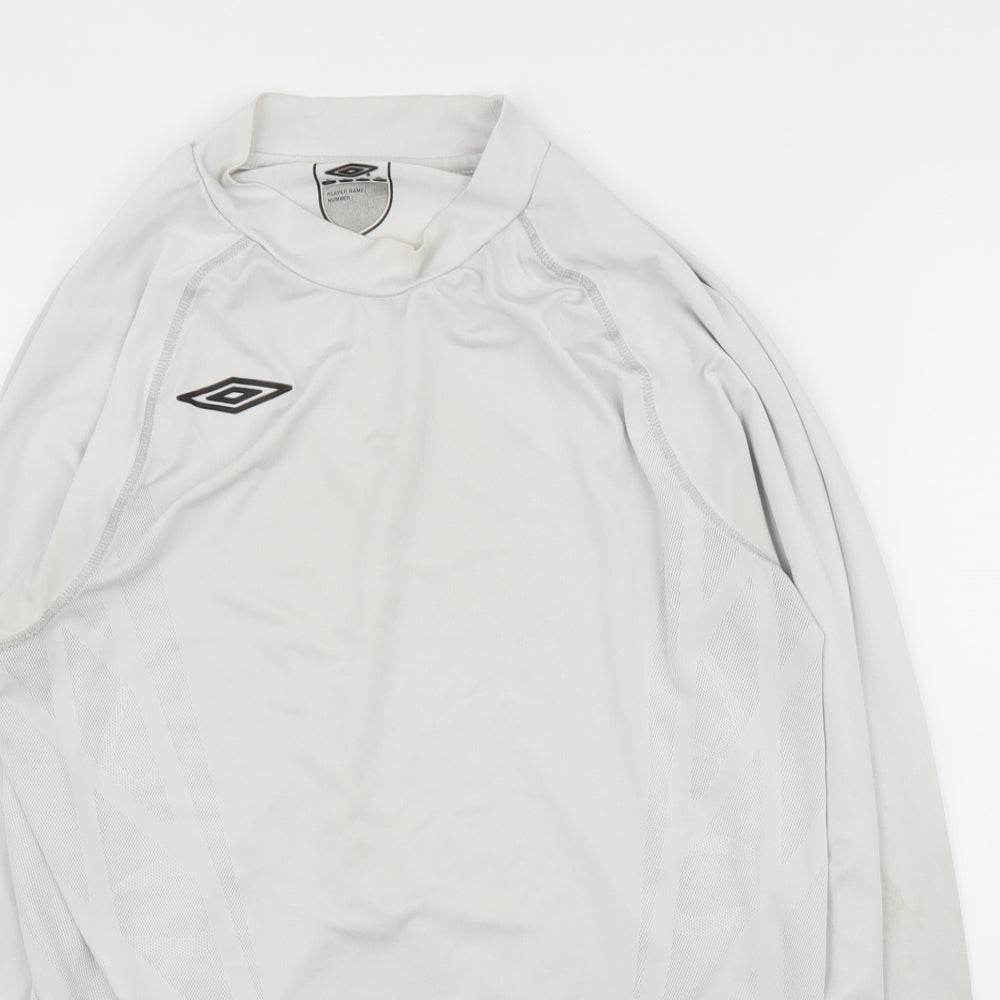 Umbro Mens Grey   Basic T-Shirt Size L