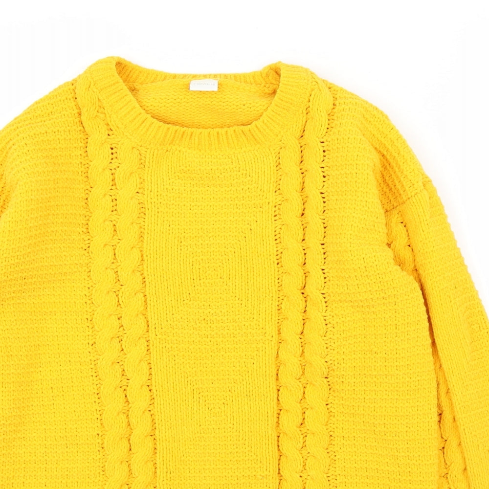 NEXT Girls Yellow   Pullover Jumper Size 13 Years