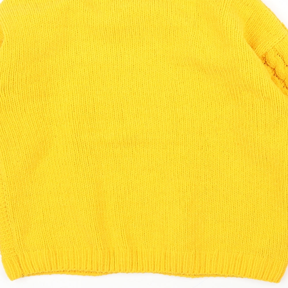 NEXT Girls Yellow   Pullover Jumper Size 13 Years
