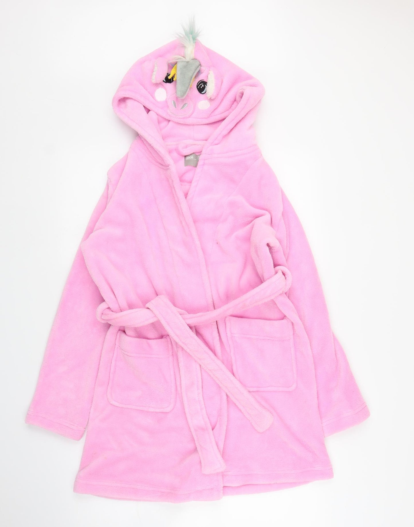 ASOS Womens Pink Solid  Capri Robe Size XS  - Unicorn