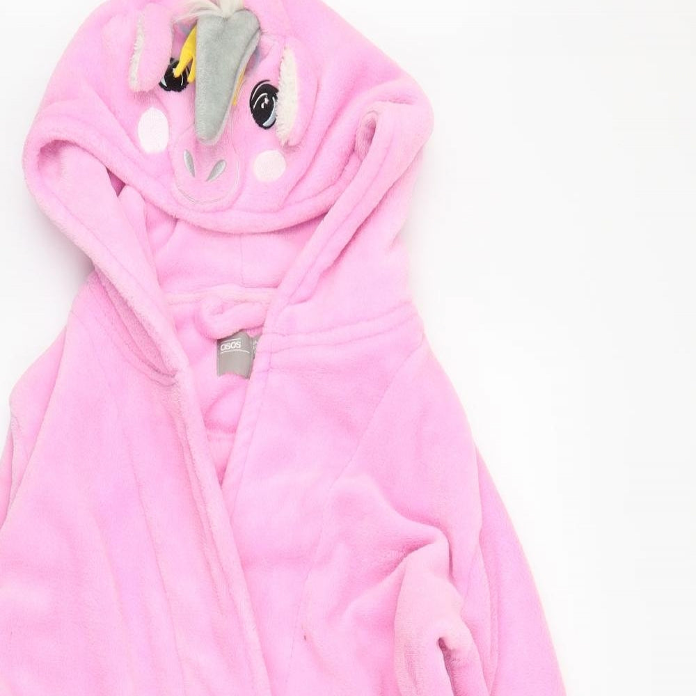 ASOS Womens Pink Solid  Capri Robe Size XS  - Unicorn