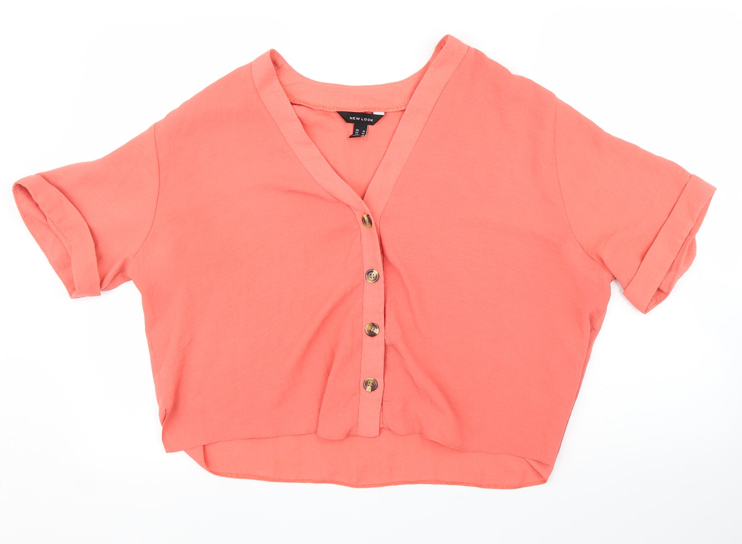 New Look Womens Pink   Basic Blouse Size 18