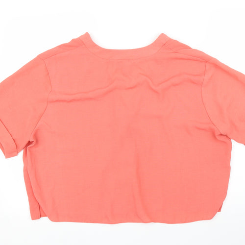 New Look Womens Pink   Basic Blouse Size 18
