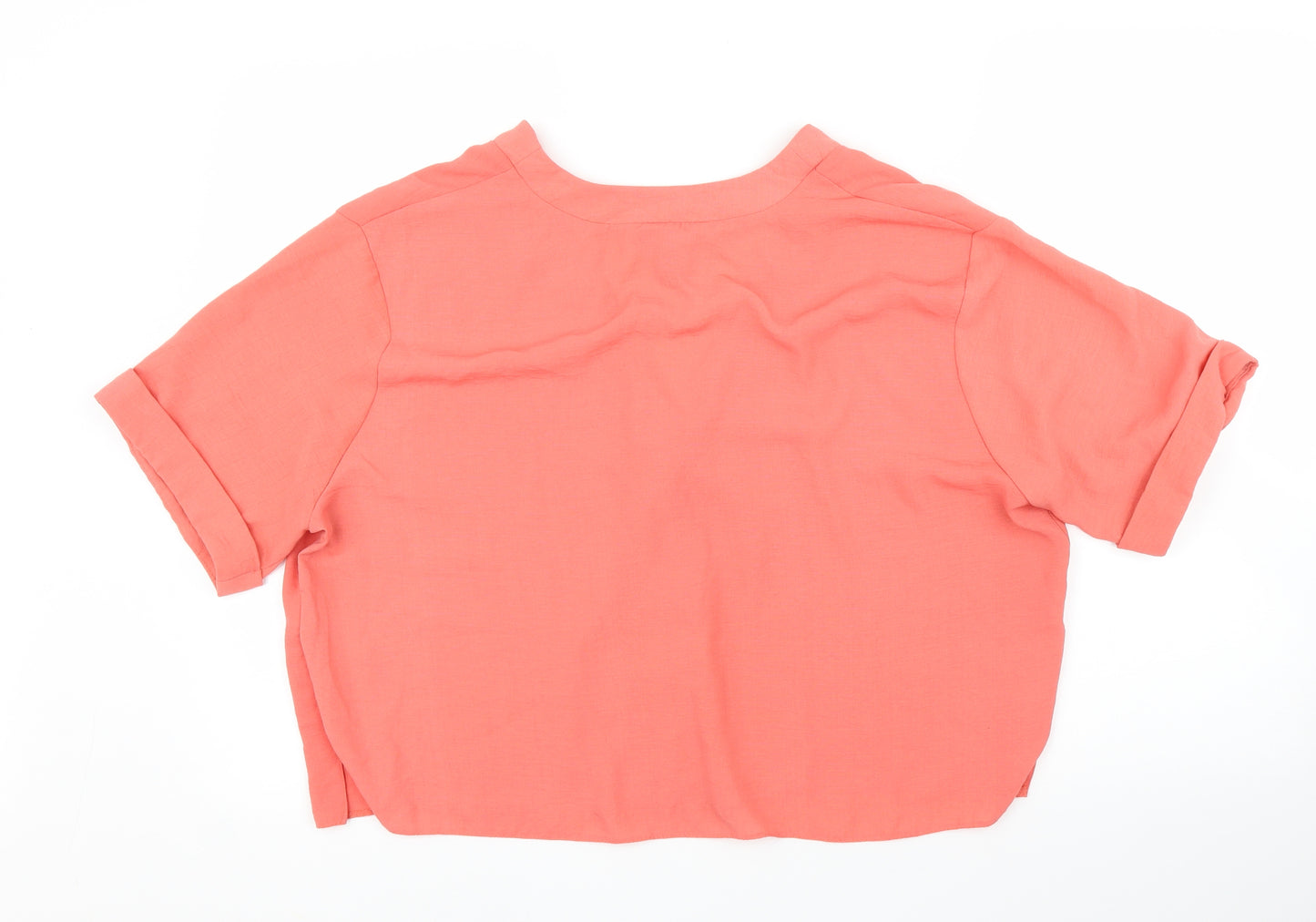 New Look Womens Pink   Basic Blouse Size 18