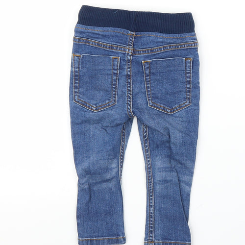 TU Boys Blue  Denim Capri Jeans Size 9-12 Months