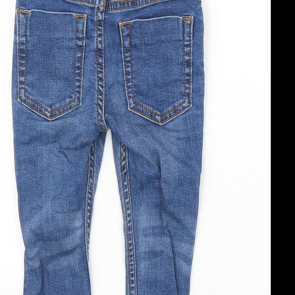TU Boys Blue  Denim Capri Jeans Size 9-12 Months