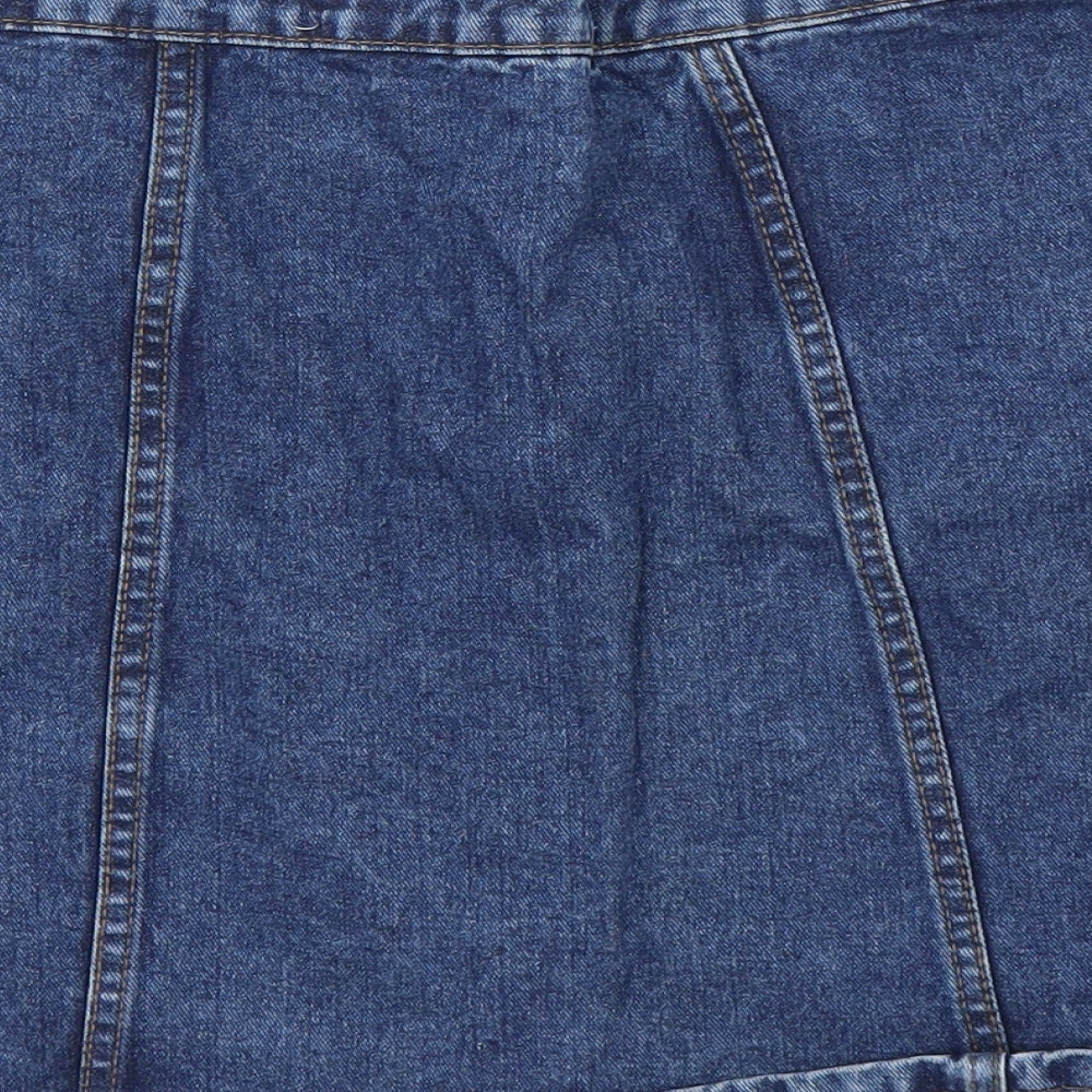 Primark Womens Blue  Denim A-Line Skirt Size 12