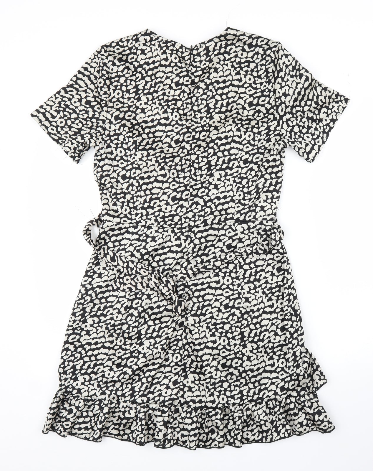 Quiz Womens Beige Animal Print  A-Line  Size 12  - Leopard print