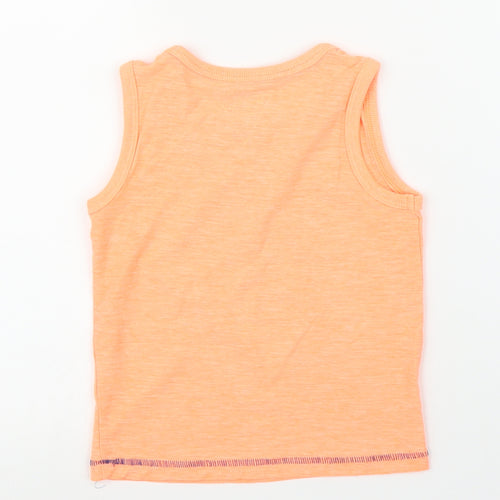 Matalan Boys Orange   Basic Tank Size 4 Years