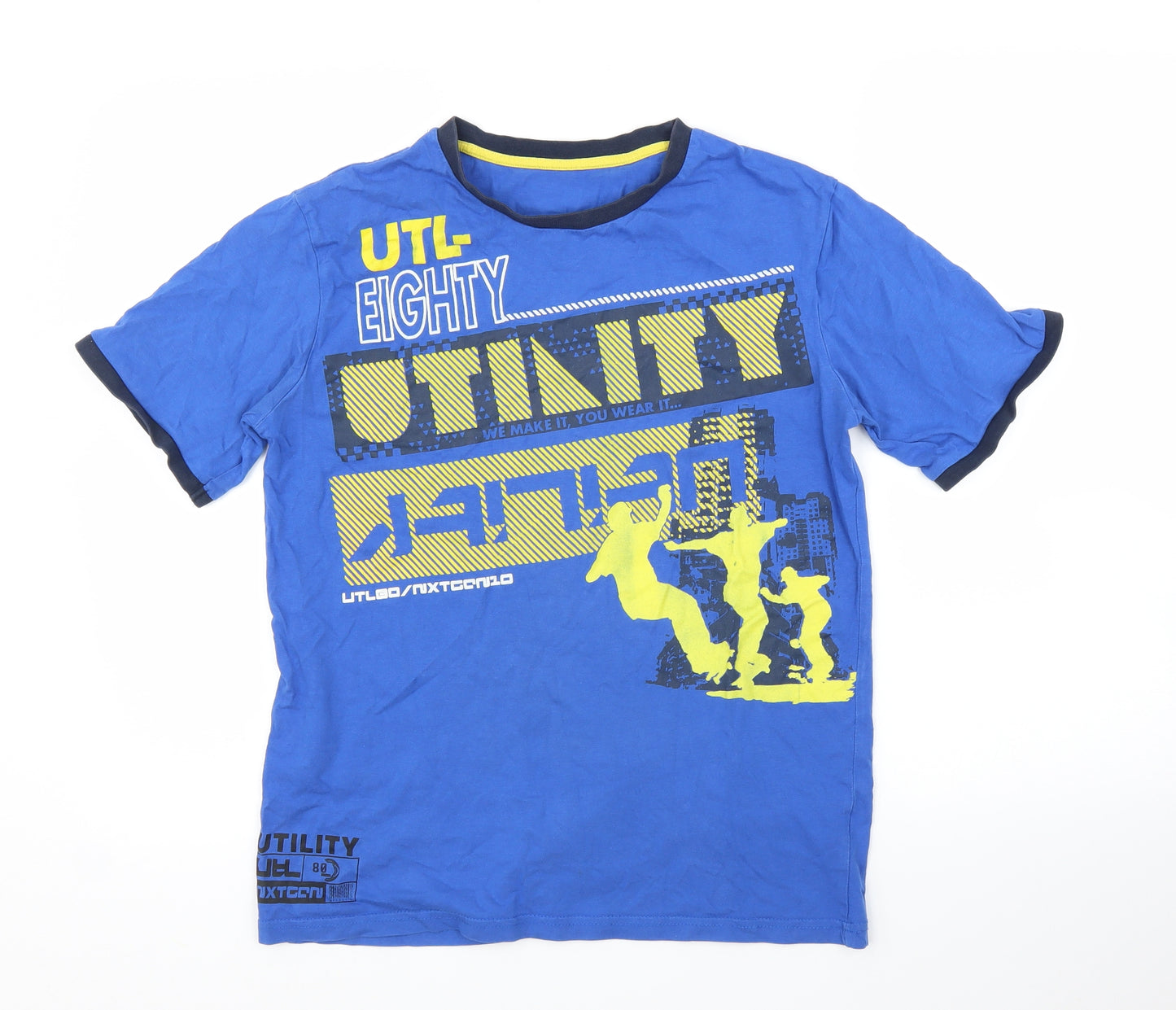 Dunnes Mens Blue    T-Shirt Size M