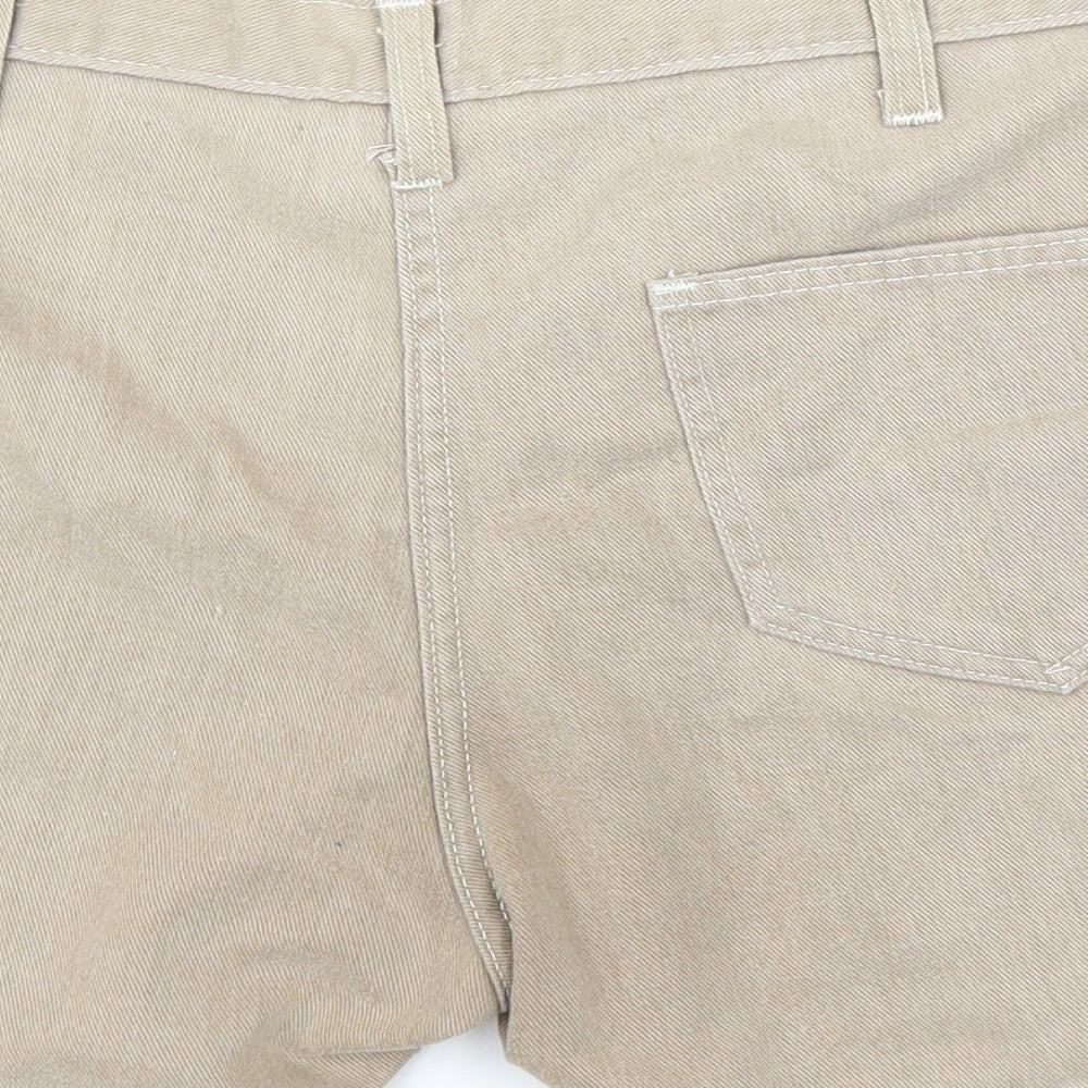 Preworn Mens Beige  Denim Bermuda Shorts Size L