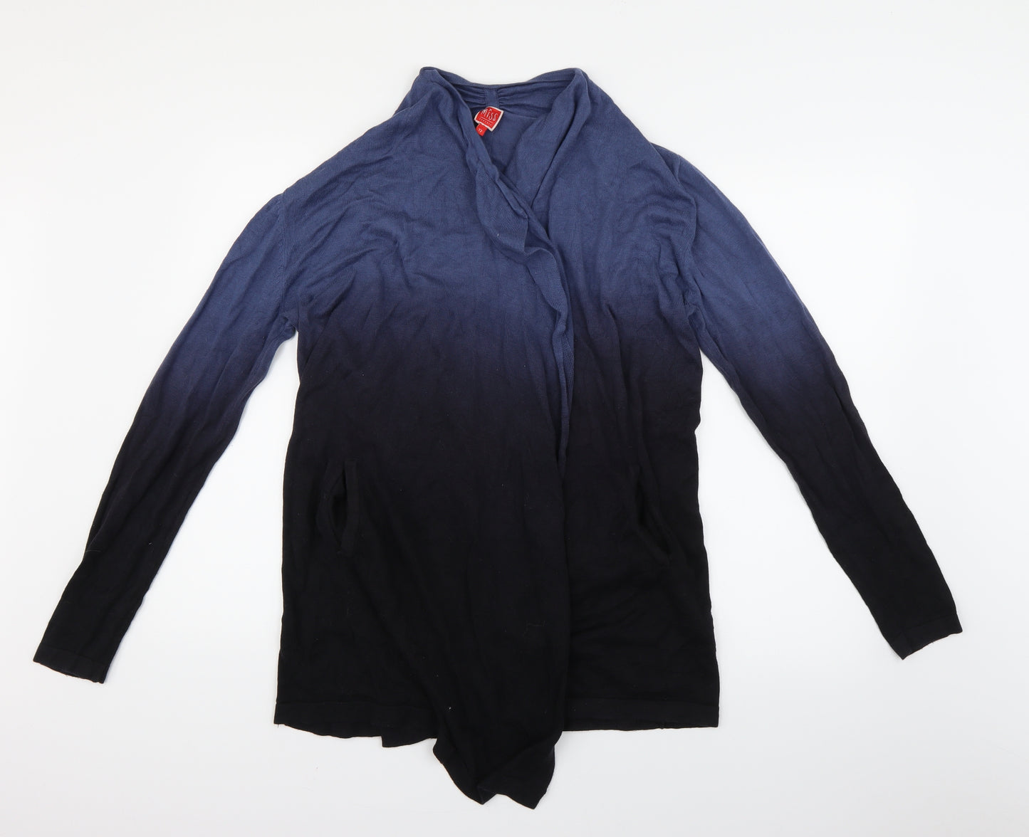Miss Captain Womens Blue   Cardigan Jumper Size 12