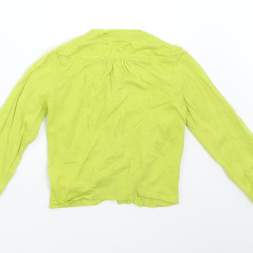 Jean Bourget Girls Green   Cardigan Jumper Size 5 Years