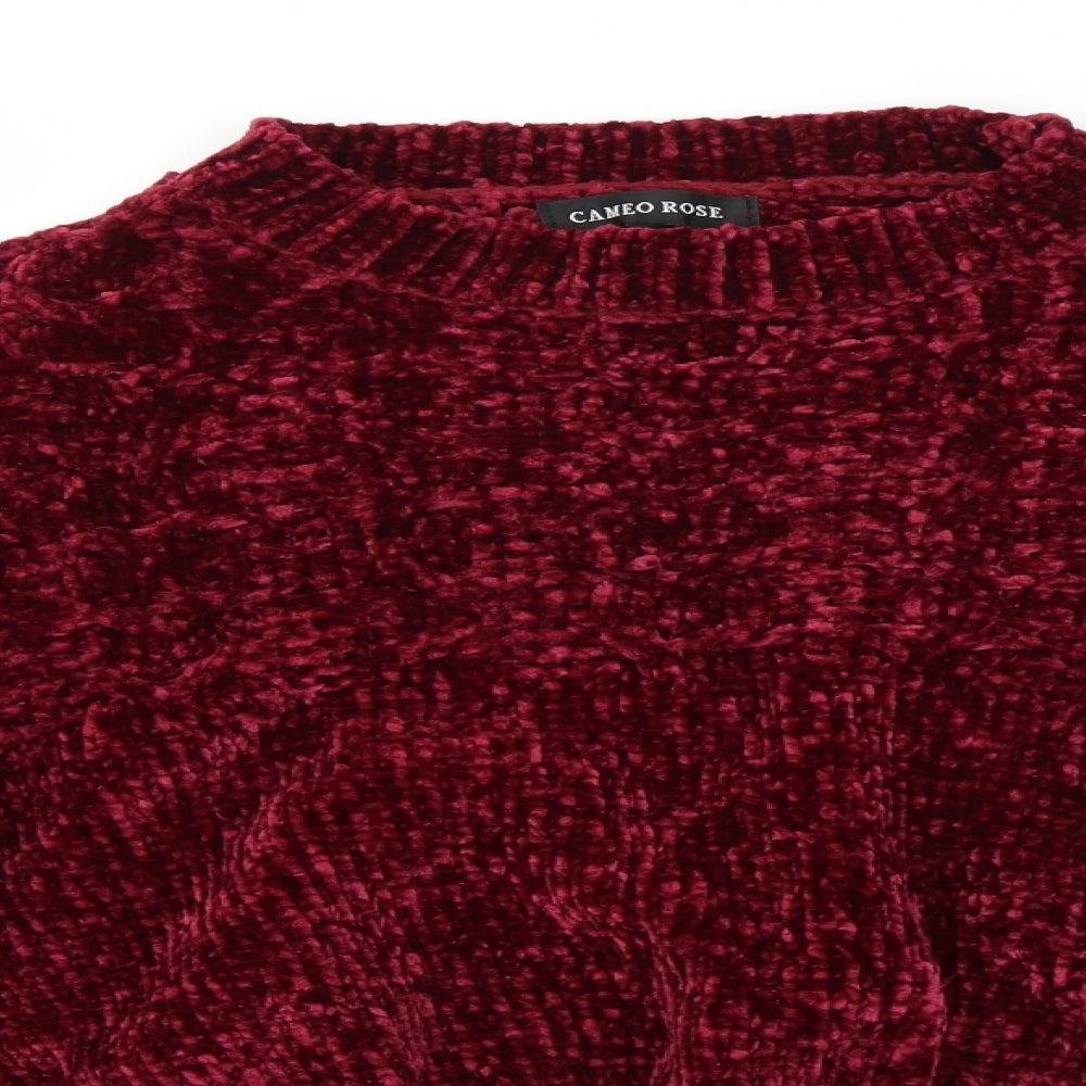 Cameo Rose Womens Red   Pullover Jumper Size L