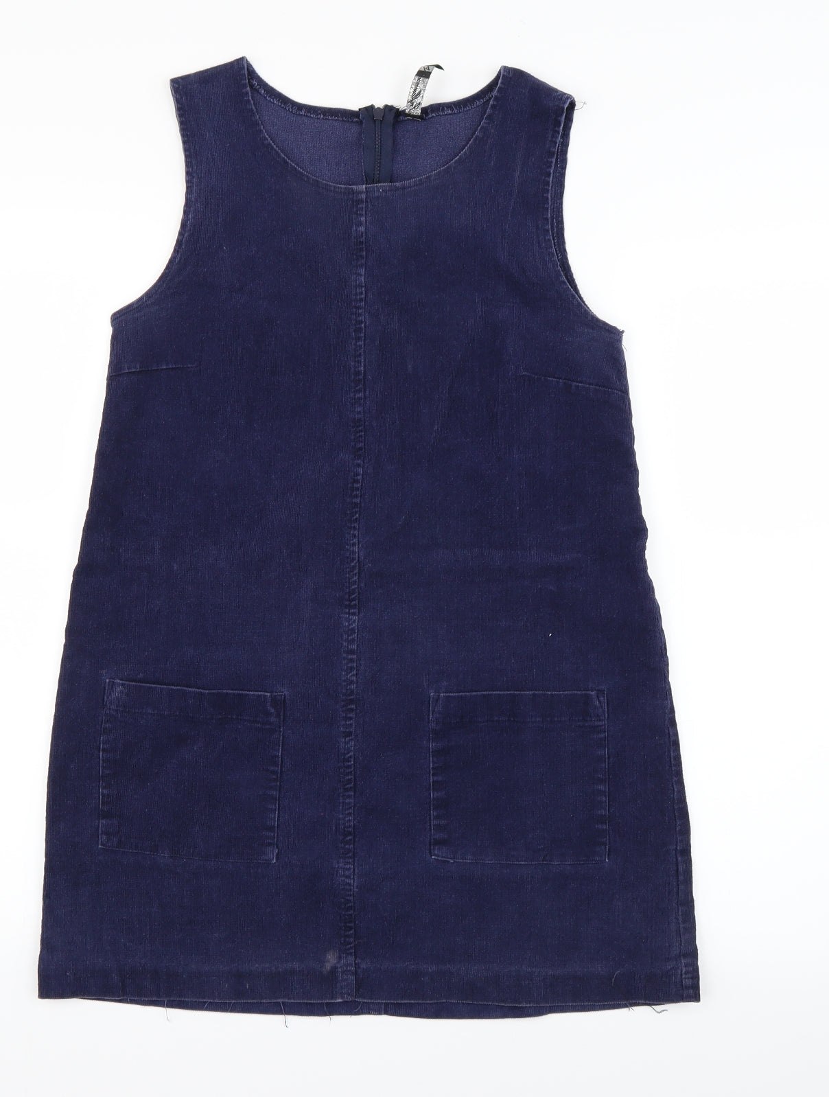 Influence Womens Blue  Denim Pinafore/Dungaree Dress  Size 14