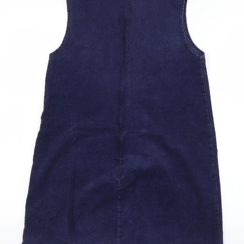 Influence Womens Blue  Denim Pinafore/Dungaree Dress  Size 14