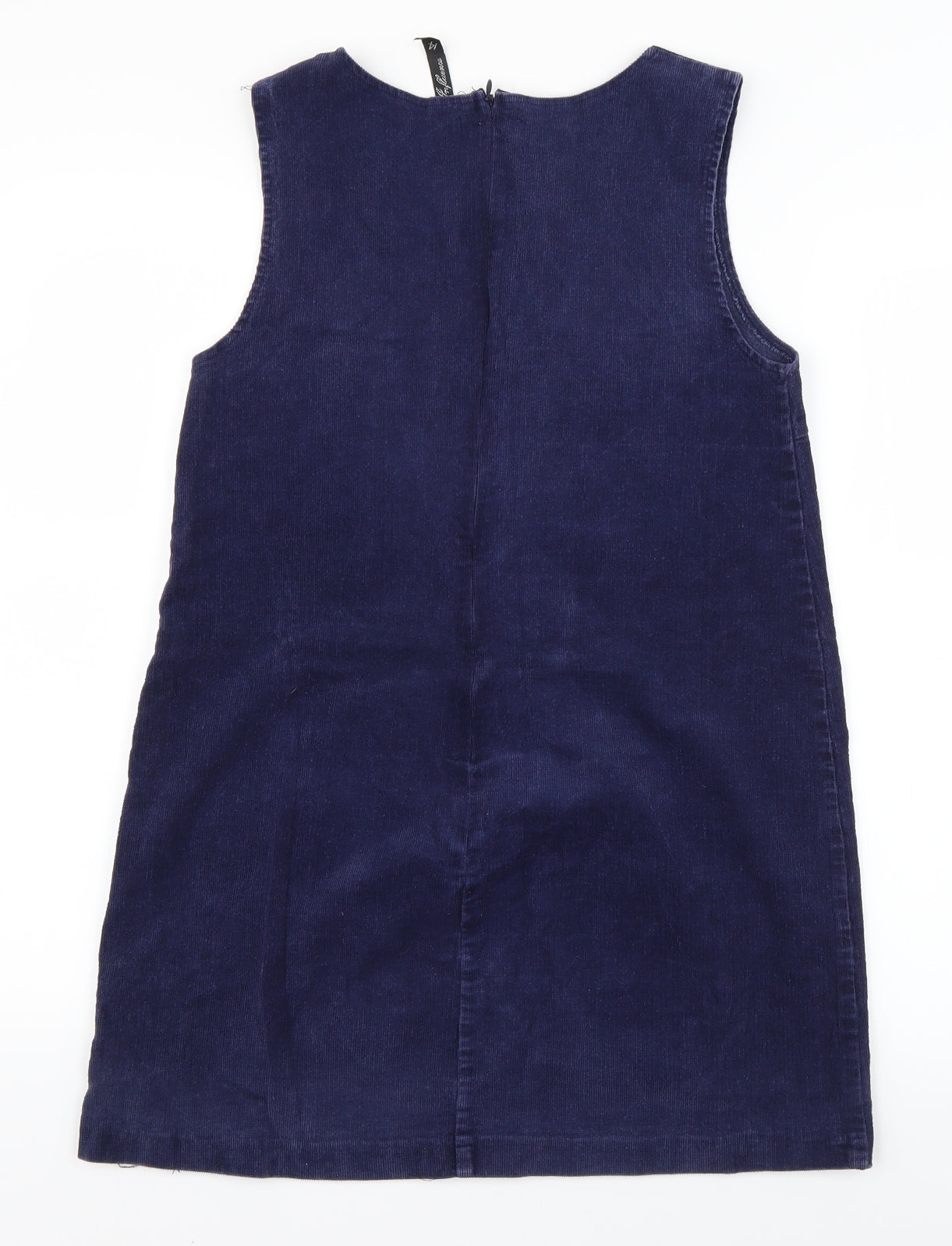 Influence Womens Blue  Denim Pinafore/Dungaree Dress  Size 14