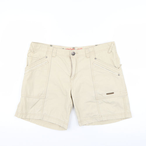 AIRWALK Womens Beige   Cargo Shorts Size 14