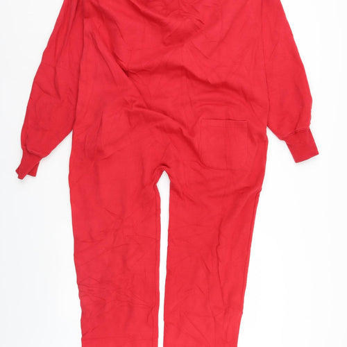 Fury Collection Womens Red Solid Rayon Cami One Piece Size M