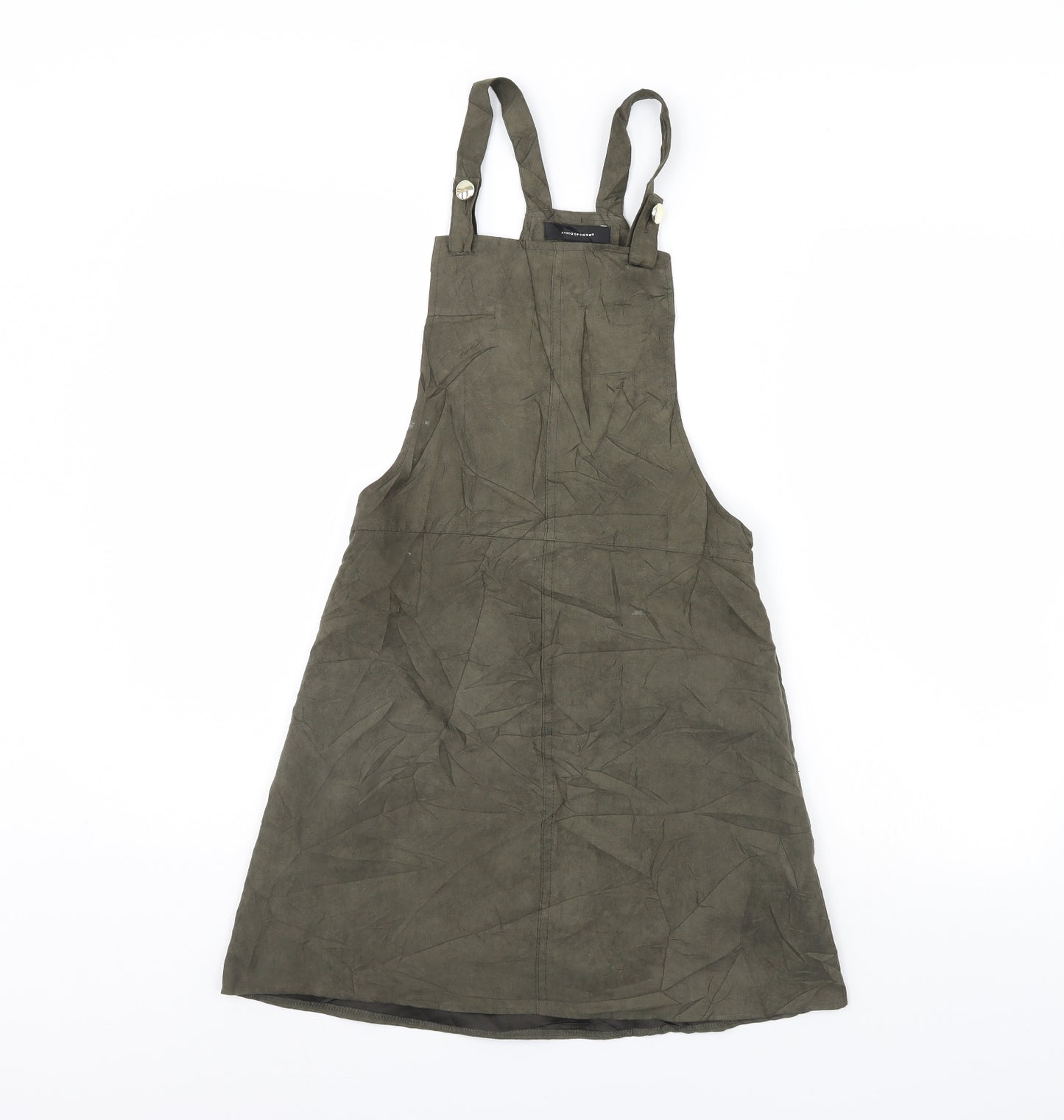 Atmosphere Womens Green   Pinafore/Dungaree Dress  Size 8