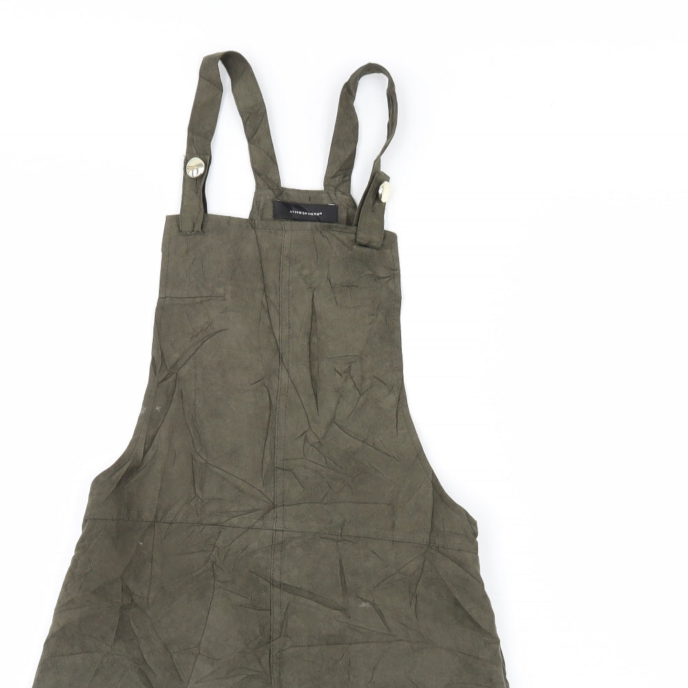 Atmosphere Womens Green   Pinafore/Dungaree Dress  Size 8