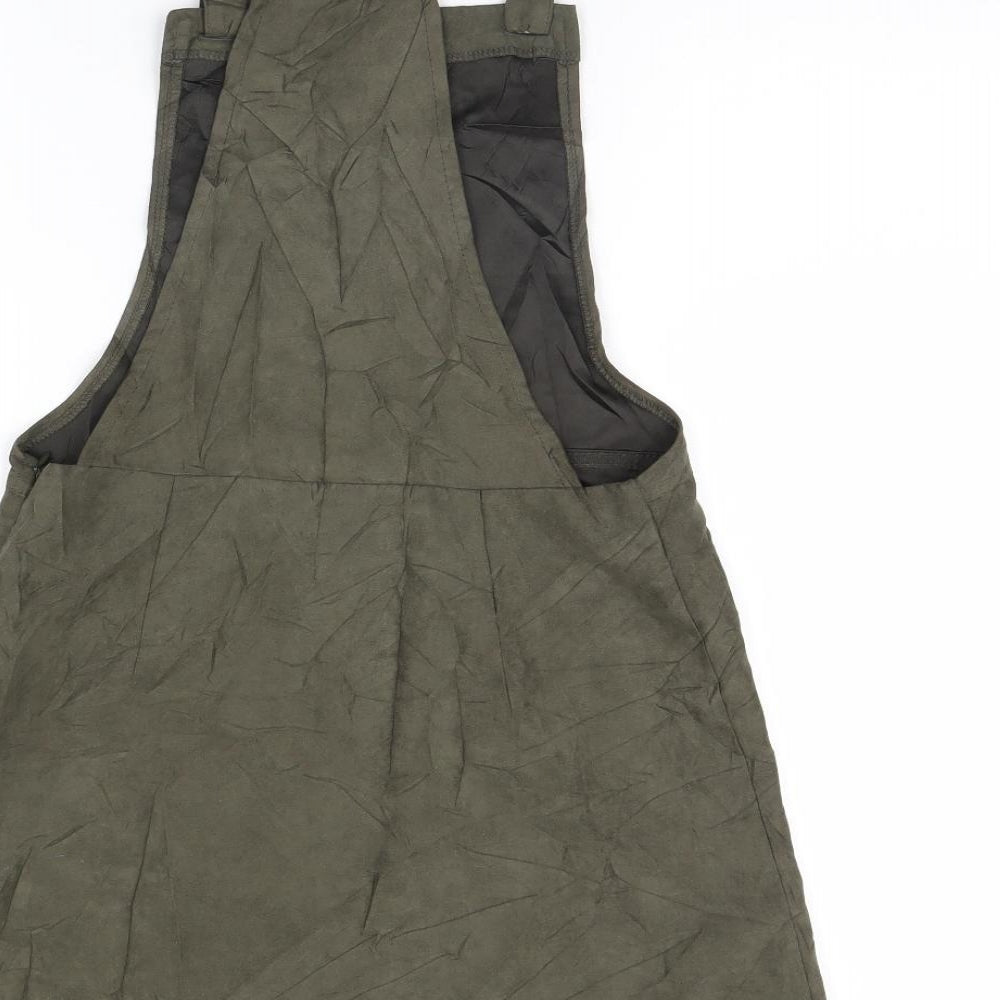Atmosphere Womens Green   Pinafore/Dungaree Dress  Size 8