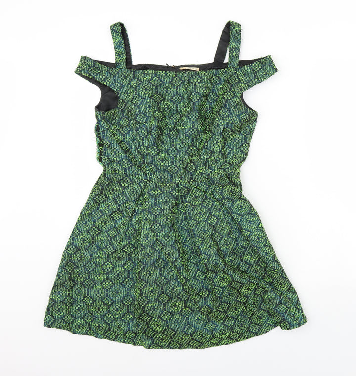 Mustard Seed Womens Green Mini Size M