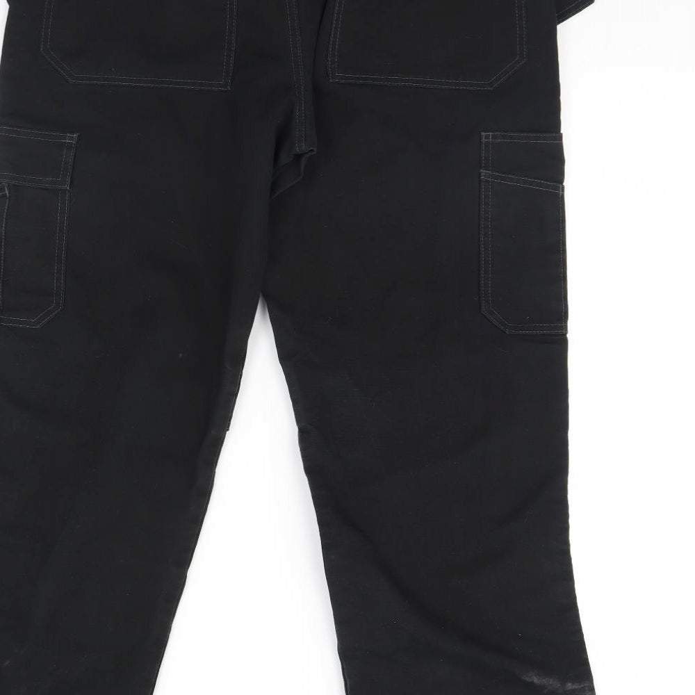 Stanley Mens Black   Trousers  Size 34 in L30 in