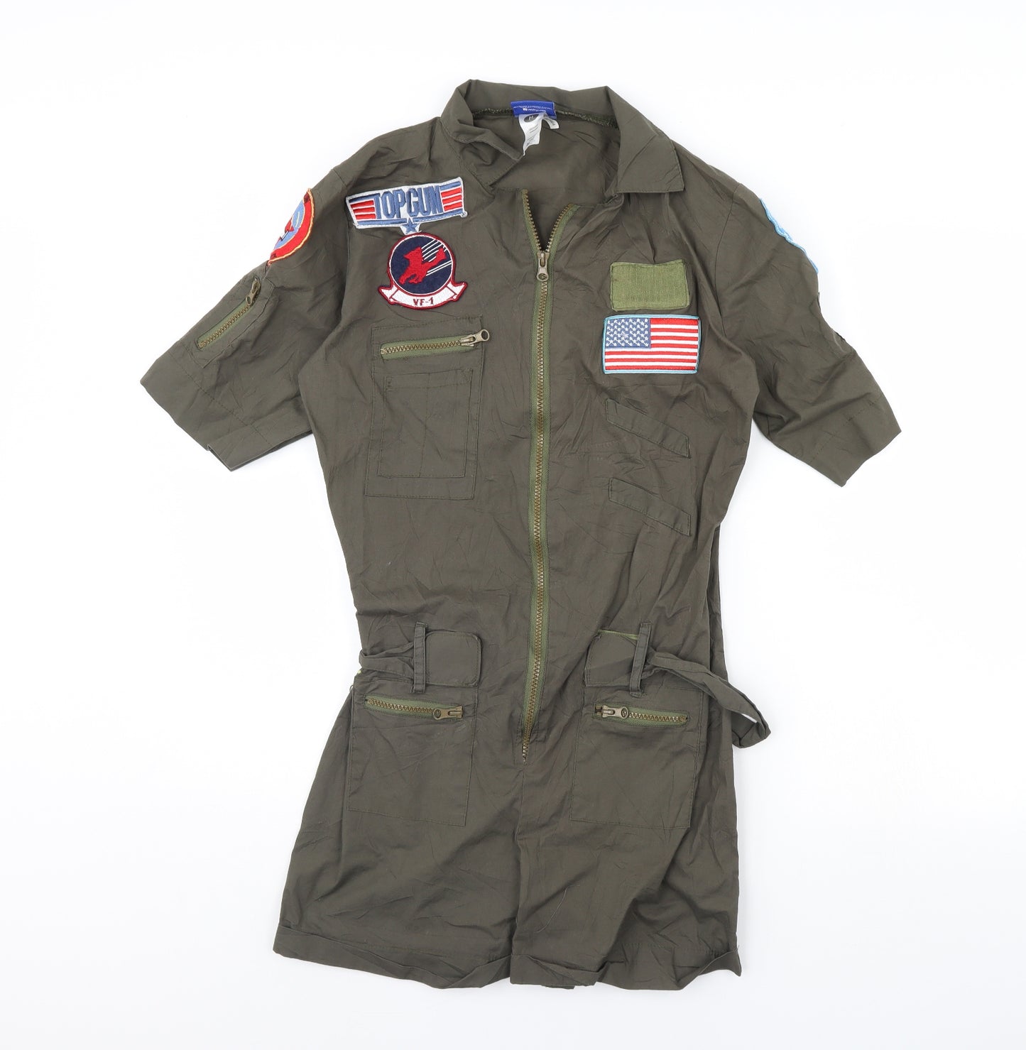 Smithy Womens Green   Playsuit One-Piece Size M  - Top Gun