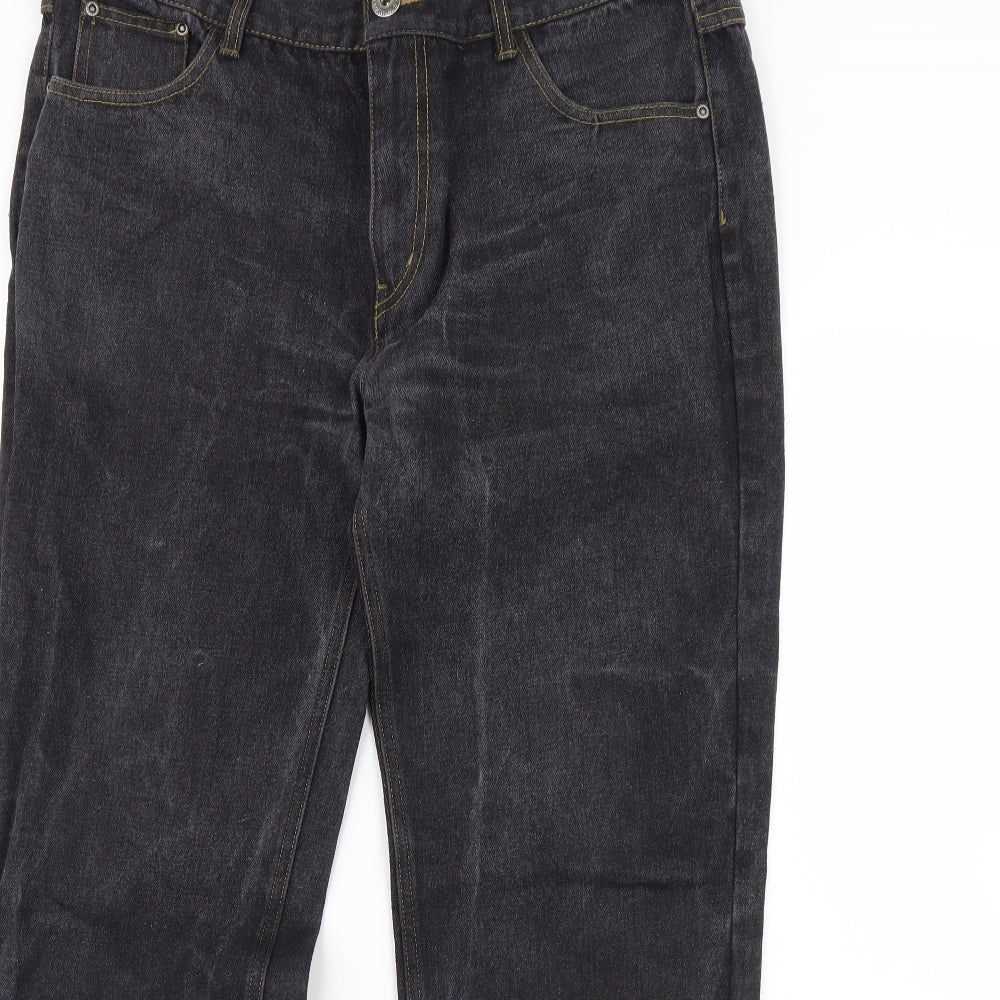 Original Denim Mens Black   Straight Jeans Size 36 L30 in