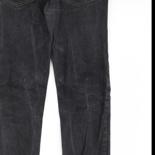 Original Denim Mens Black   Straight Jeans Size 36 L30 in