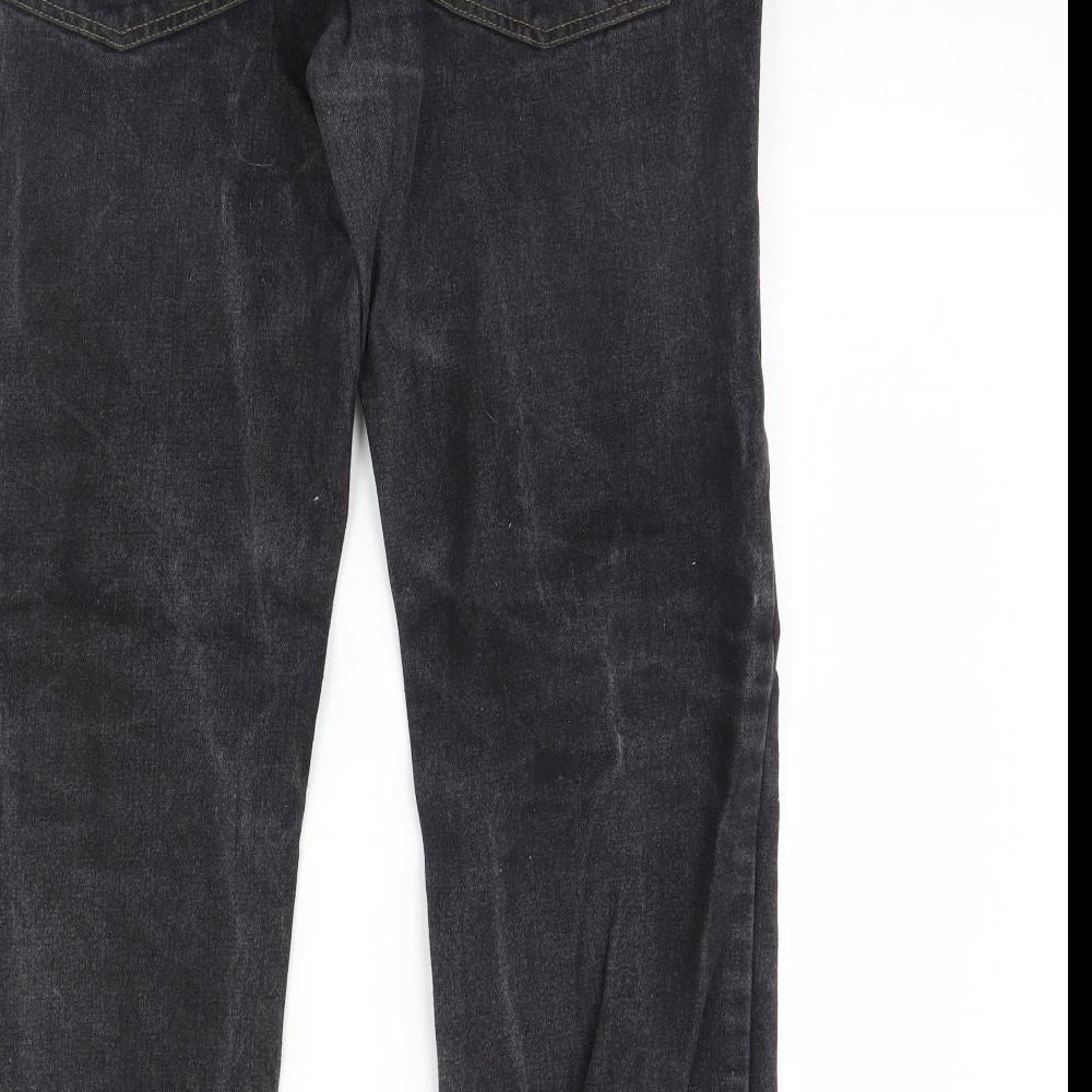 Original Denim Mens Black   Straight Jeans Size 36 L30 in