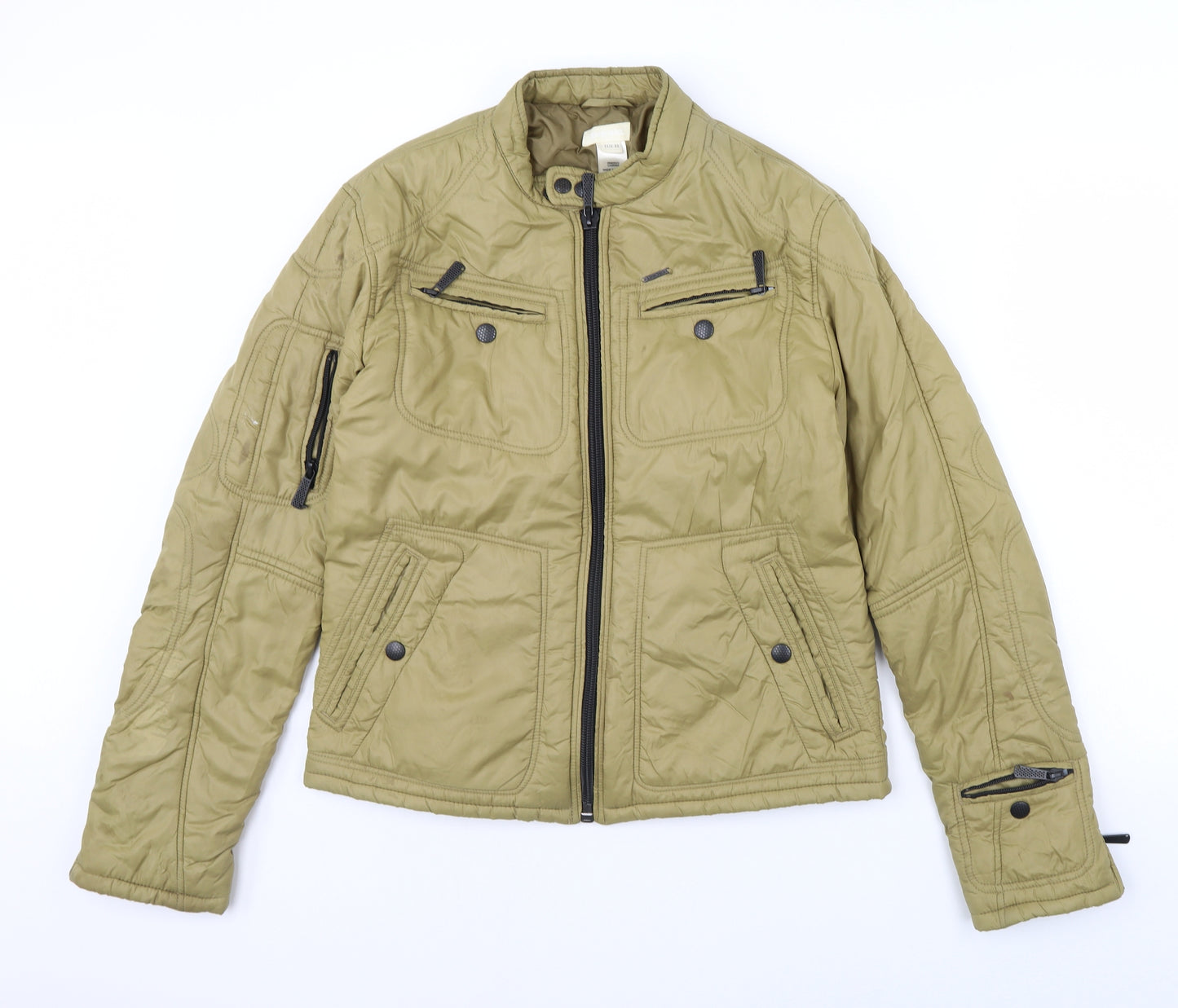 Diesel Mens Green   Rain Coat Coat Size XL