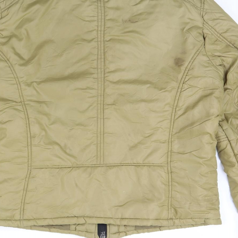 Diesel Mens Green   Rain Coat Coat Size XL