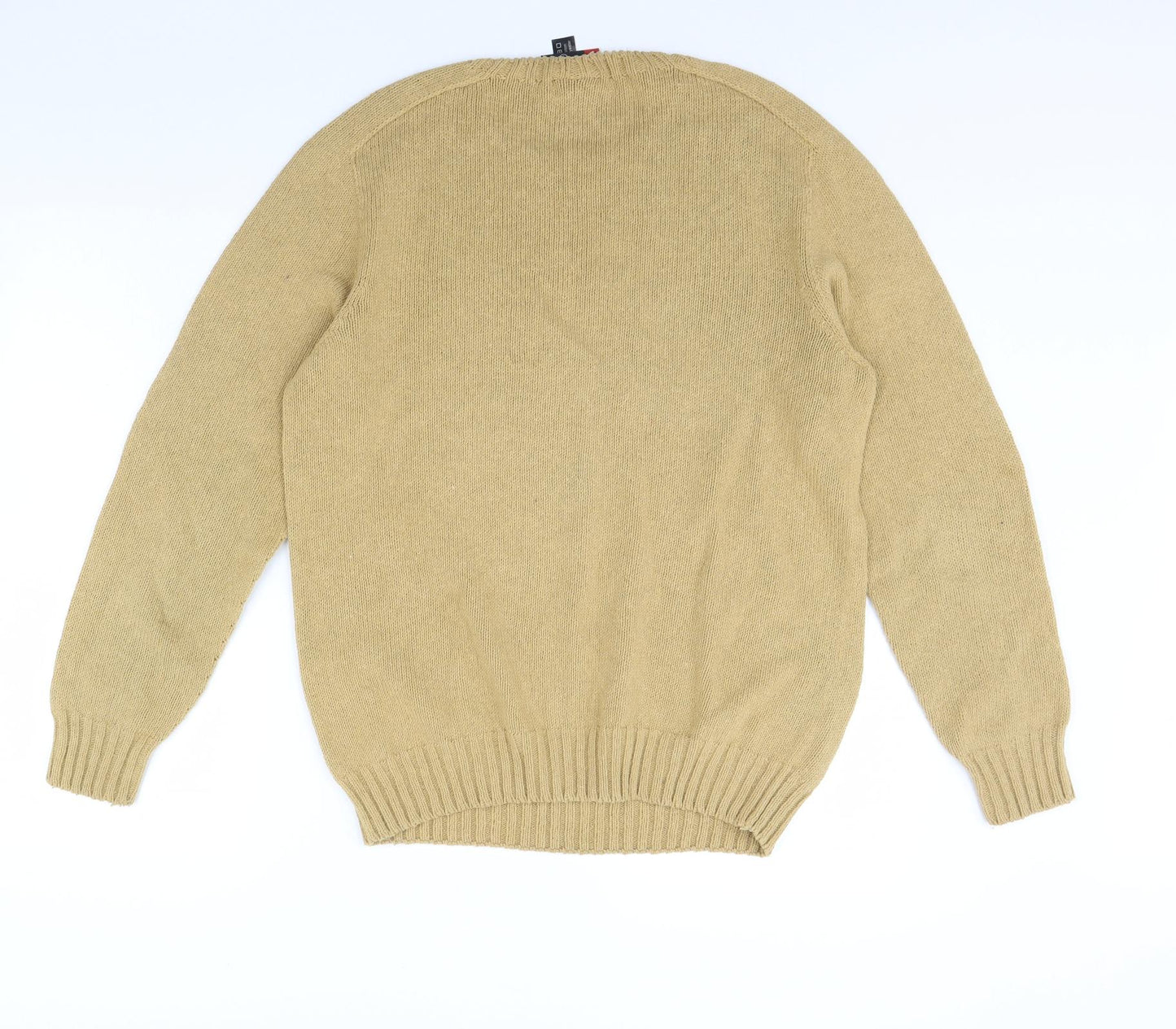 Sweater Shop Mens Beige   Pullover Jumper Size S