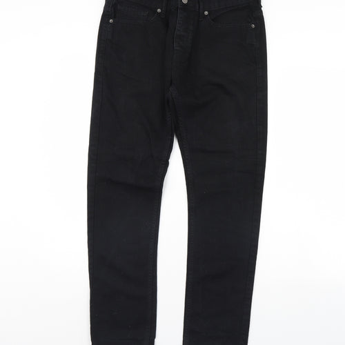 Topman Womens Black  Denim Skinny Jeans Size 32 in L30 in