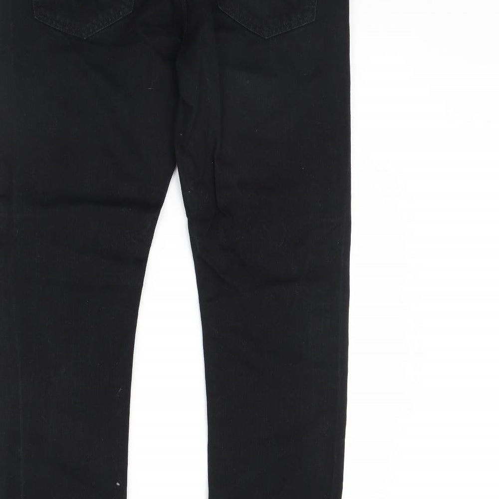 Topman Womens Black  Denim Skinny Jeans Size 32 in L30 in