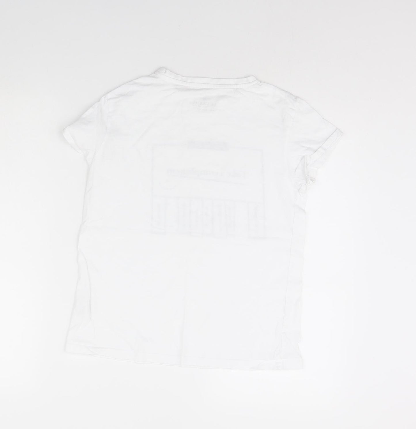 Primark Womens White   Basic T-Shirt Size XS