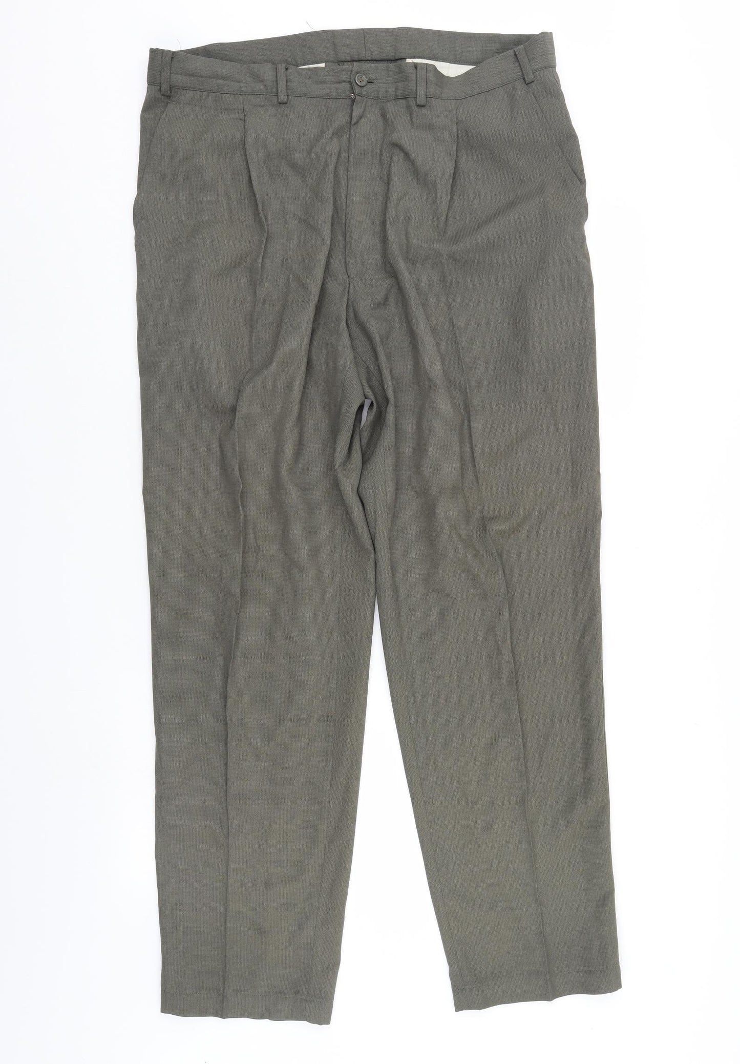 Thomas Beck  Mens Brown   Trousers  Size 38 in L30 in