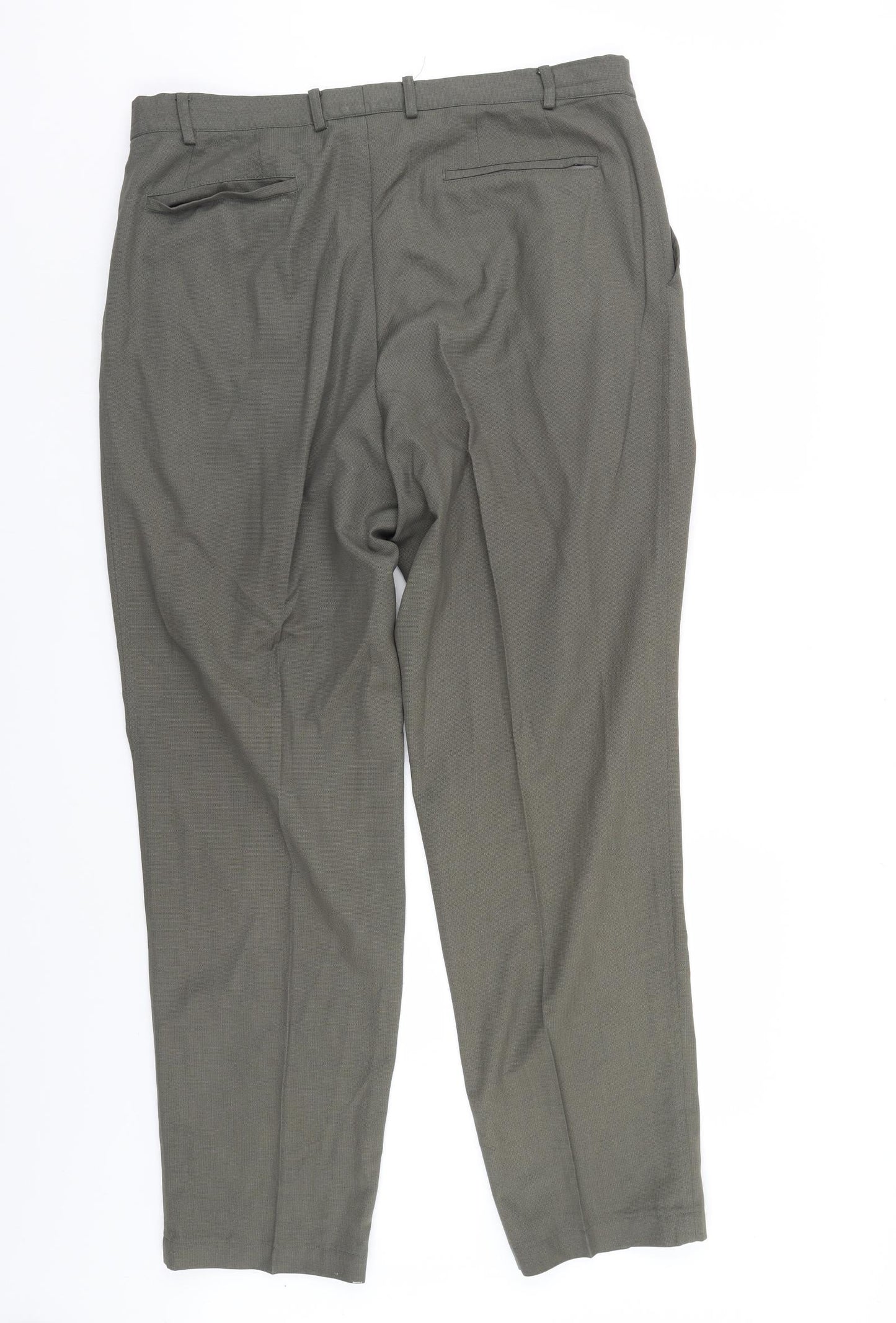 Thomas Beck  Mens Brown   Trousers  Size 38 in L30 in