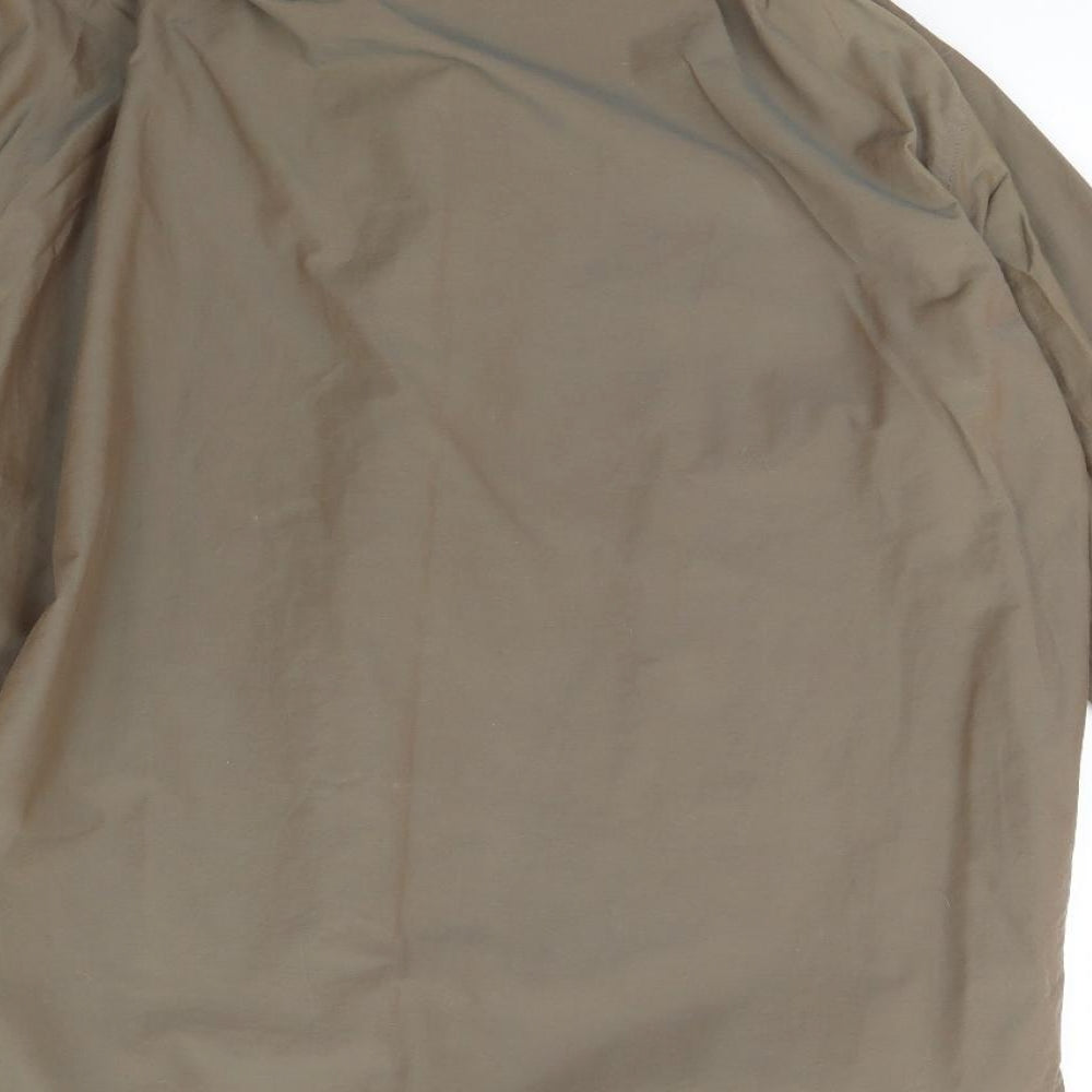 Hush Puppies Mens Brown    Dress Shirt Size L