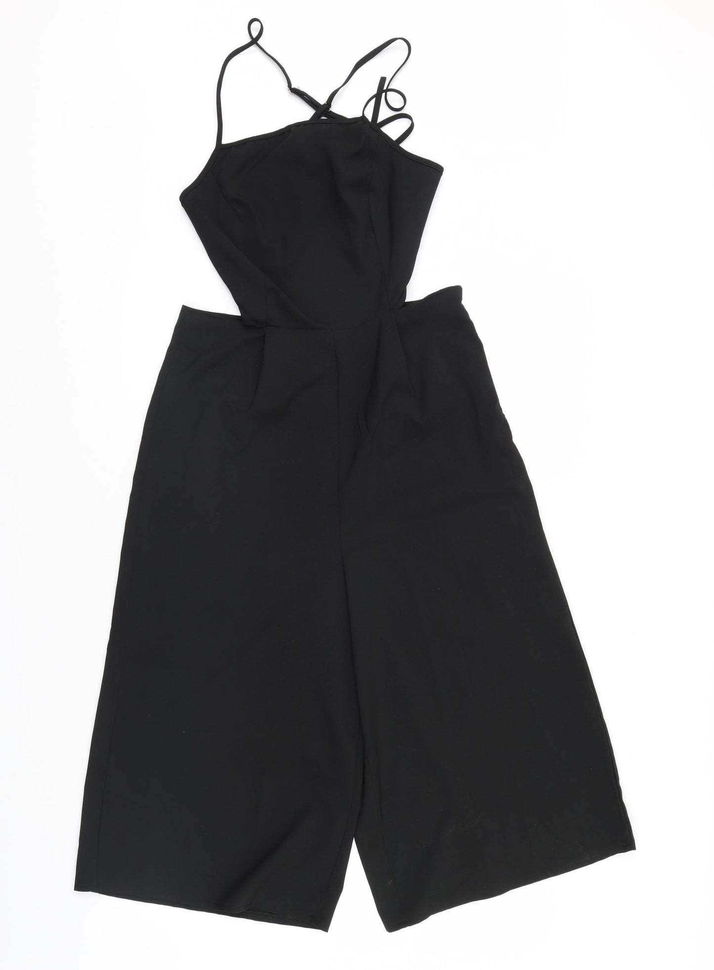 Missguided Womens Black   Jumpsuit One-Piece Size 10 L23 in
