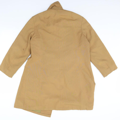 Preworn Womens Brown   Overcoat Coat Size 16