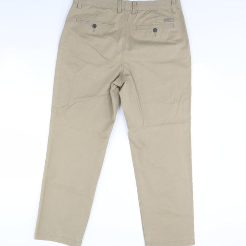 TU Mens Beige   Trousers  Size 34 in L30 in