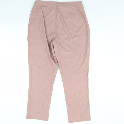 New Look Womens Pink   Trousers  Size 10 L30 in